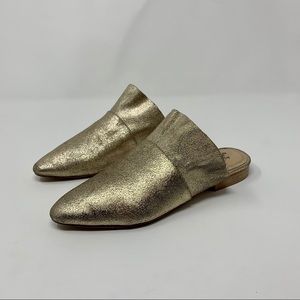 Free People Sienna Ruffle Slip On Mules Shoes Women Size 6